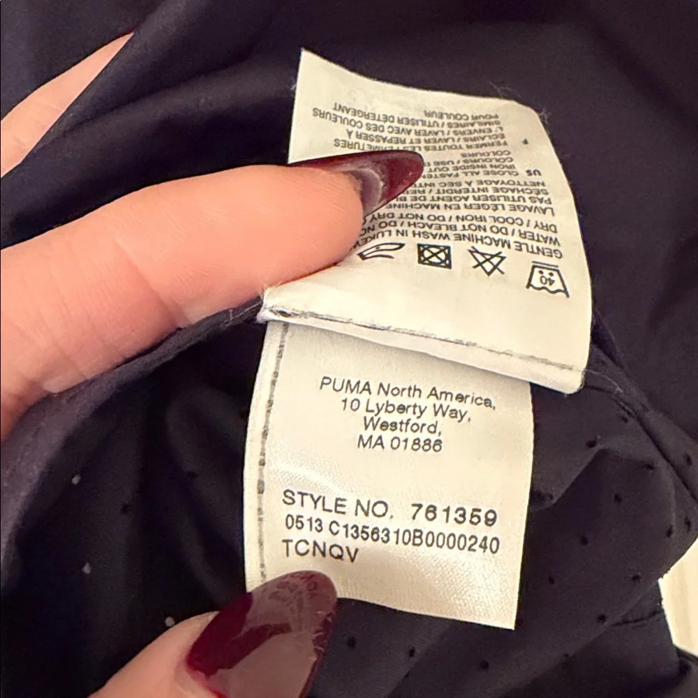 BMW Motorsport x Puma Windbreaker Jacket Navy L